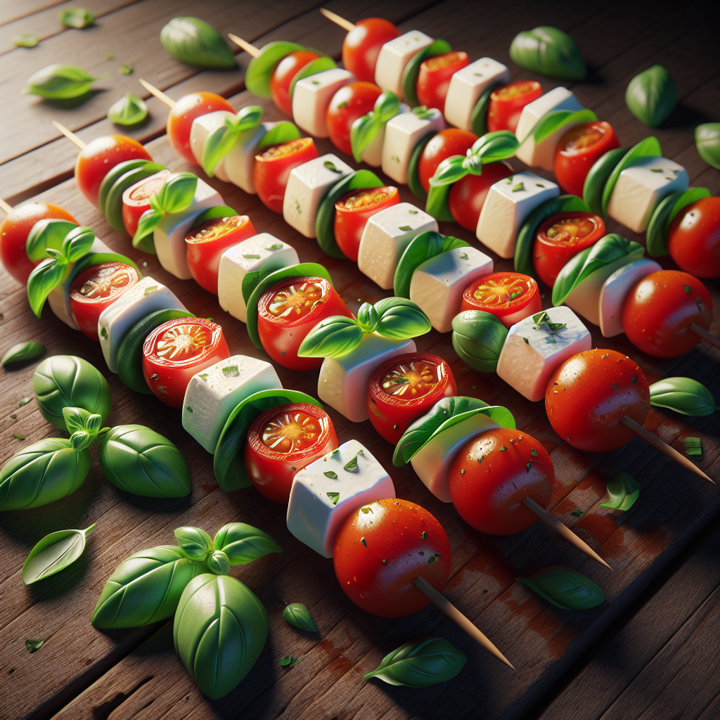 Tantalizing Caprese Skewers: A Burst of Summer Flavors on a Stick