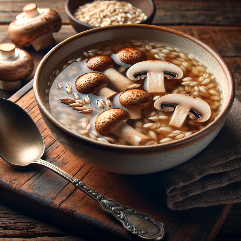 Irresistible Mushroom Barley Soup: A Cozy, Flavor-Packed Delight!