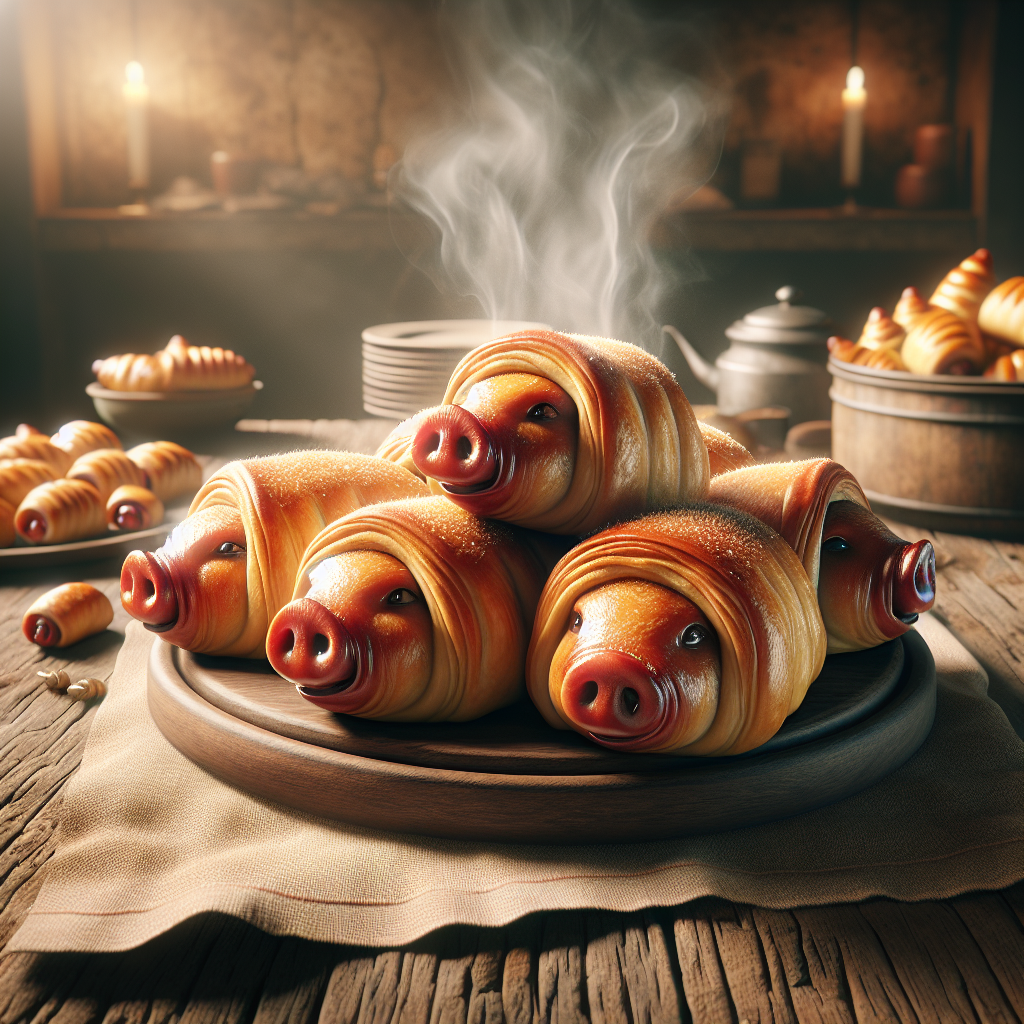 Piping Hot Pigs in a Blanket – A Delightful Treat for All Ages!